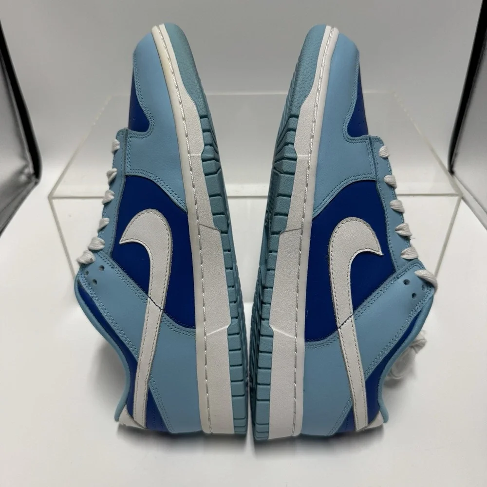 Brand New Nike Dunk Low Retro ARGON DM0121-400 White Blue Shoes Men's Size 9.5
